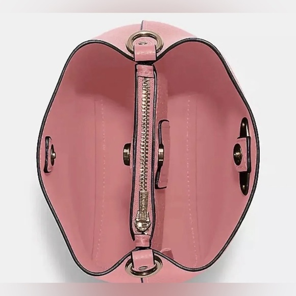Coach C7266 Mini Town Leather Bucket Bag Pink - Picture 6 of 6
